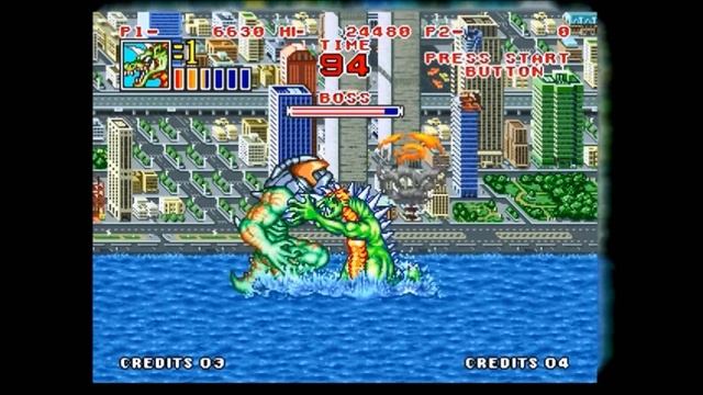 Neo Geo - King of the Monsters 2 - AES смотреть онлайн