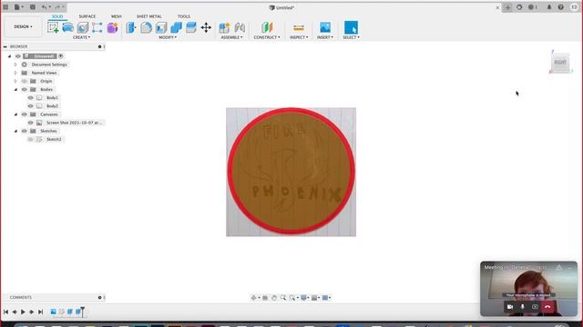 How to import and trace your Logo sketch in Fusion 360 смотреть онлайн