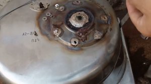 Пайка бака из нержавейки, припой П-14 и китайская газовая горелка