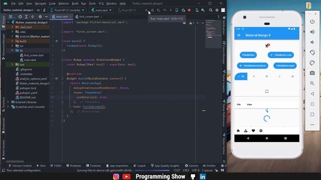 Material Design 3 in Flutter 3.7 смотреть онлайн