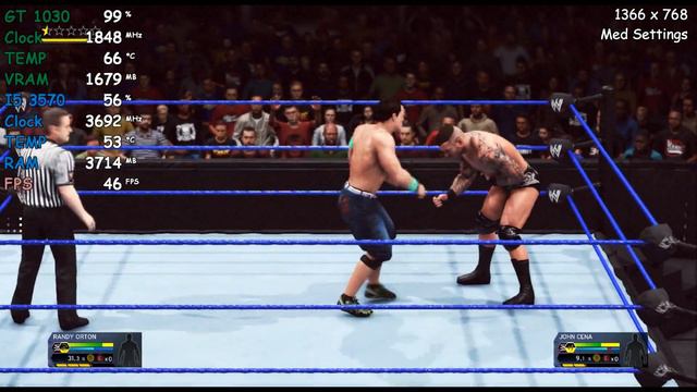WWE 2K20 [PC] - I5 3570 + GT 1030 смотреть онлайн