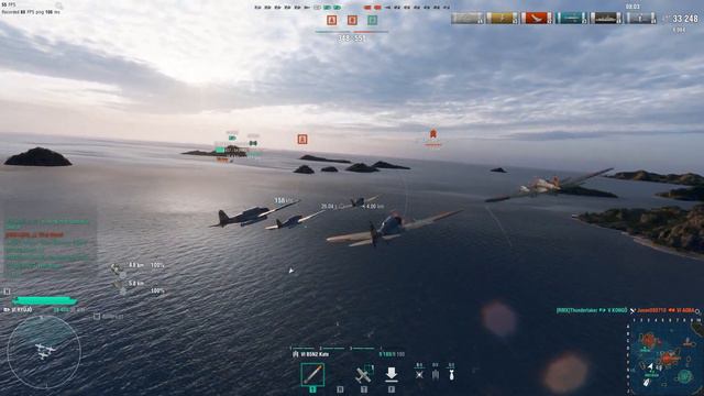 World of Warships Japanese Ryujo aircraft carrier massive bombers and torpedos destroy battleship смотреть онлайн