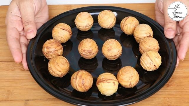 Ferrero Rocher Style Chocolate At Home | Center Filled Chocolate Bomb ~ The Terrace Kitchen смотреть онлайн