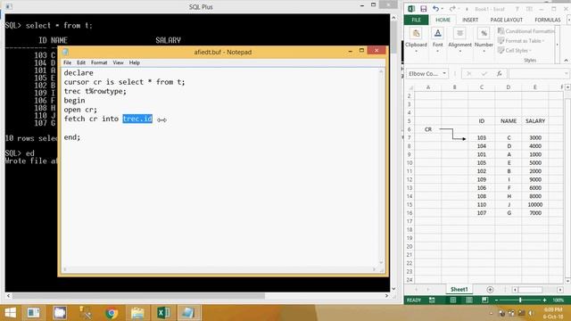 14. How to use an explicit cursor in Oracle смотреть онлайн