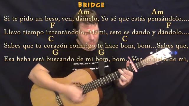 Despacito (Luis Fonsi/Justin Bieber) Guitar Cover Lesson with Chords/Lyrics - Capo 2nd смотреть онлайн