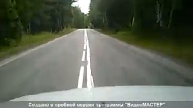 "Пьяная" разметка на дороге из Озерска в Кыштым смотреть онлайн