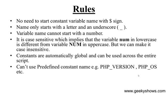 Constant in PHP (Hindi) смотреть онлайн