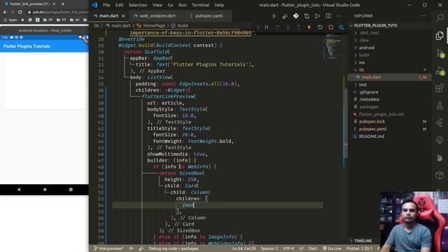 Flutter Plugin - URL Preview смотреть онлайн