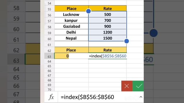 Index & Match Function in MS-Excel #index #match смотреть онлайн