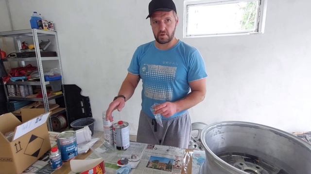 Как отремонтировать Литые Диски своими руками в гараже? Шлефую, крашу, лакирую простым способом? VA смотреть онлайн