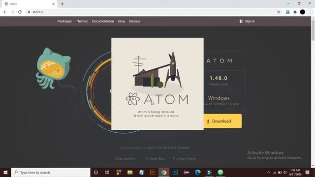 How to download and install text editor(Atom) for python смотреть онлайн