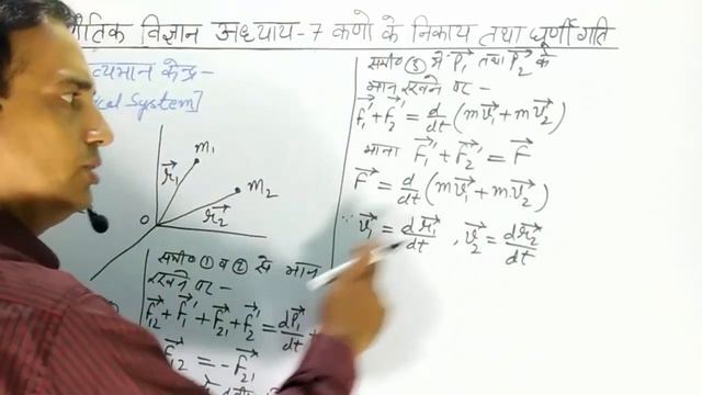 11 Physics in Hindi| NCERT Class 11 Physics|SYSTEM OF PARTICLE & ROTATIONAL MOTION| Chapter 7 Part смотреть онлайн