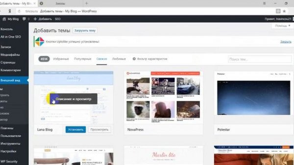 Вордпресс краткий обзор. WordPress.