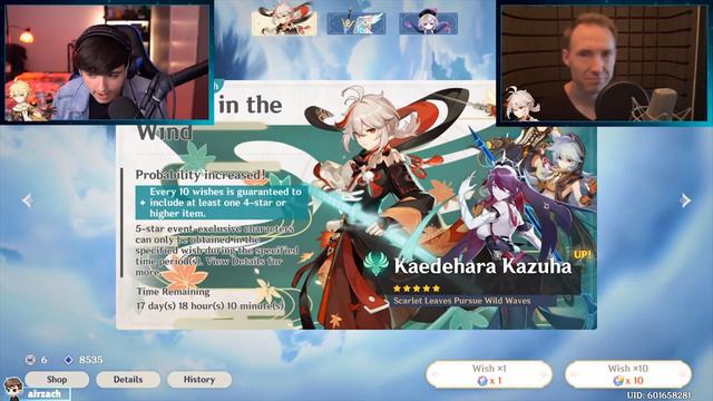 Kazuha & Aether Voice Actor (VA) Pulls for Kazuha [ Highlight ] | Genshin Impact смотреть онлайн