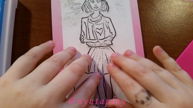 Рисуем Кукол на Палетках! Игры для Девочек! Раскраски! Coloring for Kids Sparkling Fashion Plates смотреть онлайн