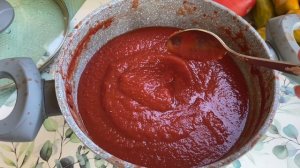 Домашняя ТОМАТНАЯ паста + РЕЦЕПТ! Мало сделала!