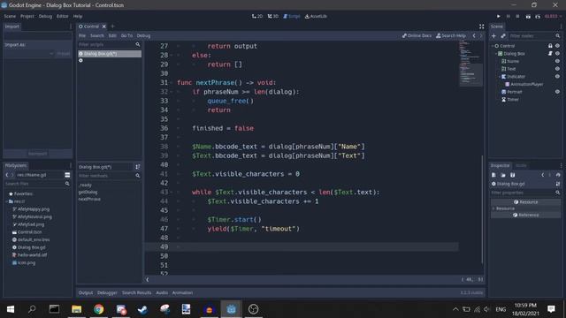 How to make a Dialog Box System in Godot in 6 Minutes смотреть онлайн