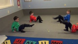 Русский танец в детском саду