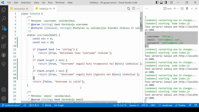 Node.js server - 36 grupė (34) смотреть онлайн