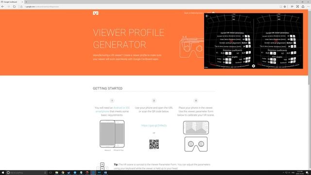 How to Calibrate Google Cardboard VR Headset with a Custom QR Profile смотреть онлайн