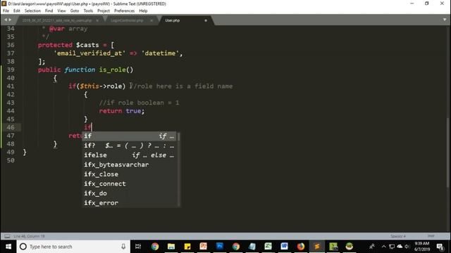 Laravel User Authentication for Employees and admin, from scratch Part-4 смотреть онлайн
