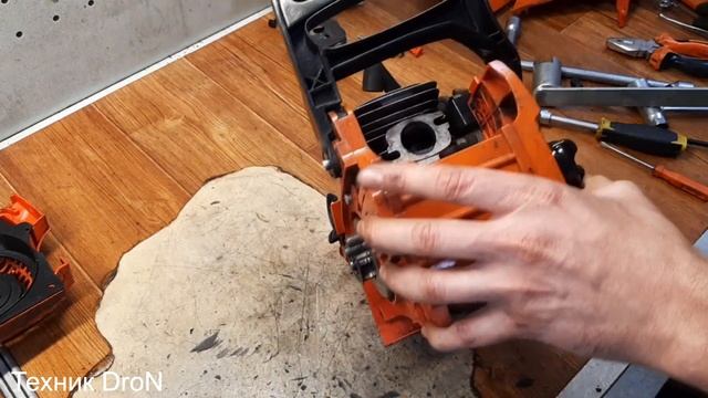 Бензопила ECHO CS 353 ES захлебывается!