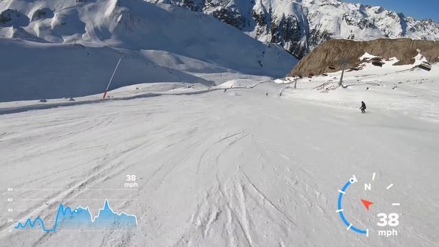Skiing Ischgl's fastest Piste Black 14A смотреть онлайн