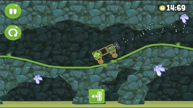 Детская ИГРА головоломка Bad Piggies – прохождение игры Плохие свинки [4] Серия смотреть онлайн