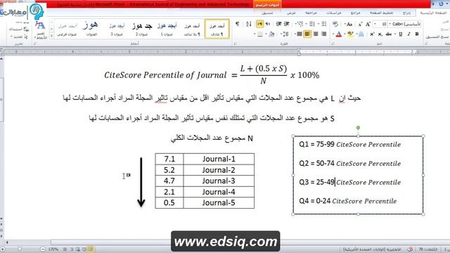 شرح طريقة حساب في أي ربع تقع المجلات الموجودة في قاعدة بيانات سكوباس смотреть онлайн