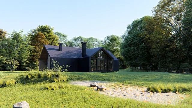 Проект дома Barnhouse 80