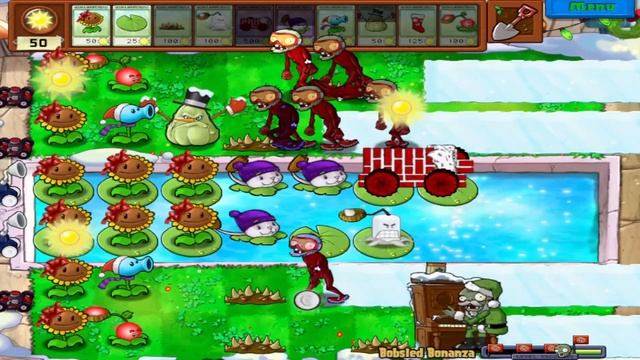 Plants vs Zombies Christmas Edition Mod (Remake) - Gameplay Walkthrough Part 5 смотреть онлайн