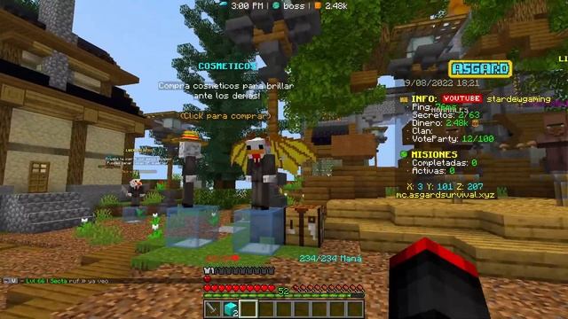 ? Nuevo servidor SURVIVAL RUBY para Minecraft 1.19 | Asgard Network смотреть онлайн