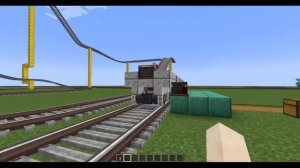 Американские горки в майнкрафт. Мод CREATE.