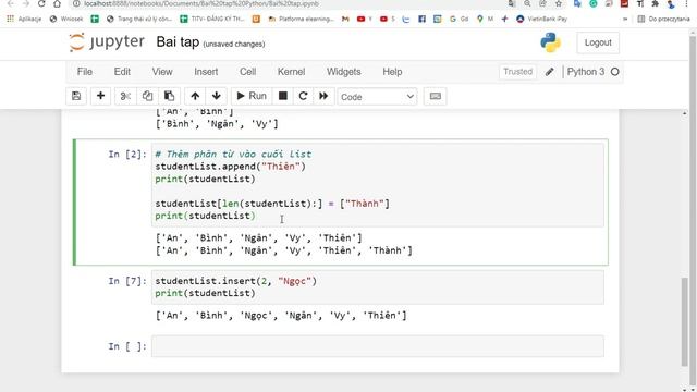 Lập trình Python - 17. Kiểu dữ liệu List trong Lập trình Python смотреть онлайн