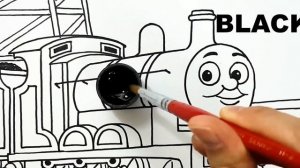 THOMAS & FRIENDS Engines & Trains . Drawing and Coloring Compliation | Tim Tim TV