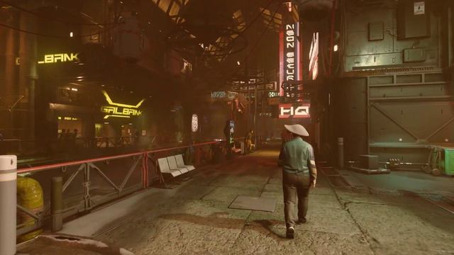 Starfield Neon City walk 4K ultra смотреть онлайн