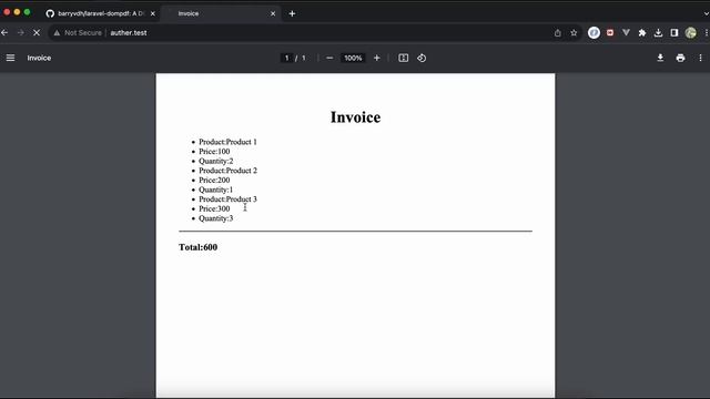 Laravel PDF : DOMPDF Package | Step-by-Step Guide смотреть онлайн
