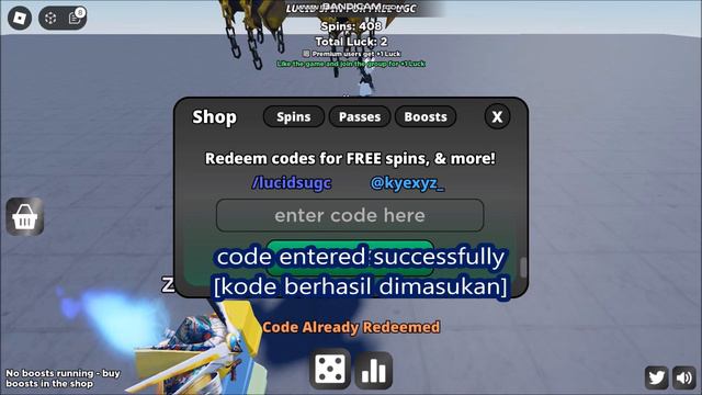 *NEW ADDITIONAL CODES* SPIN 4 FREE UGC ROBLOX | ALL CODES | FEBRUARY 25, 2024 смотреть онлайн