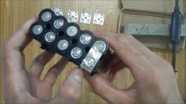 Макита 18В 5Ач, сборка аккумулятора из элементов Li-ion 18650 смотреть онлайн