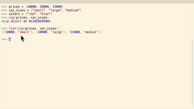 Python's zip() Function for Parallel Iteration смотреть онлайн