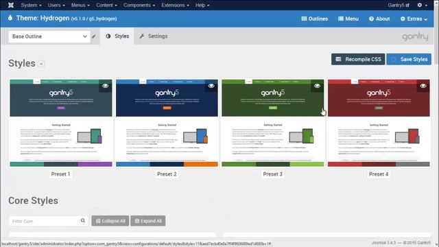 #3 - Novidades do Gantry 5 - Painel Styles смотреть онлайн