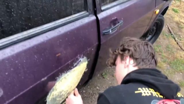 Как шпаклевать машину / покупаем семёрку / продаём девятку / влог перекупа смотреть онлайн