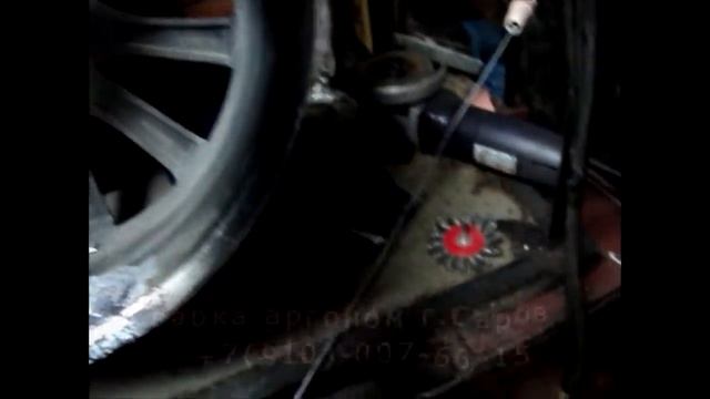 сварка аргоном литого диска смотреть онлайн