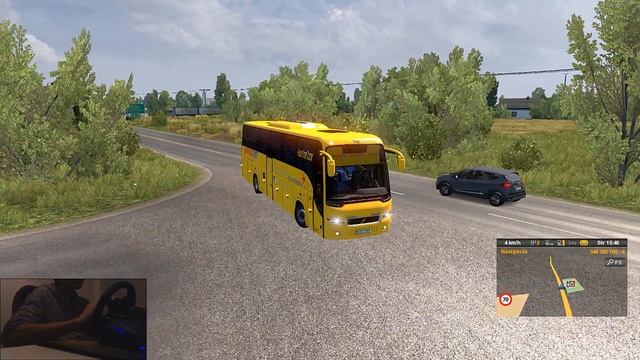 ETS2 Bus | Volvo Student Agency Bus | TEST (Euro Truck Simulator 2) смотреть онлайн
