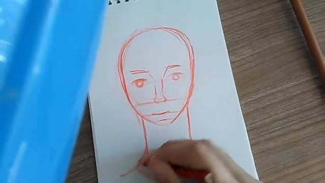Как нарисовать голову парня , пропорции лица. #Урок #рисования смотреть онлайн
