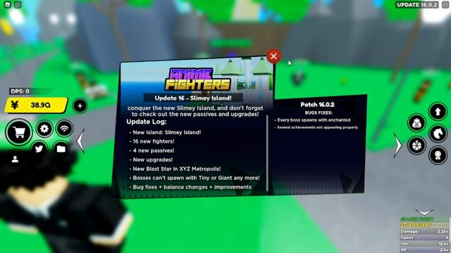 Anime Fighters Simulator обзор обновления+[коды]