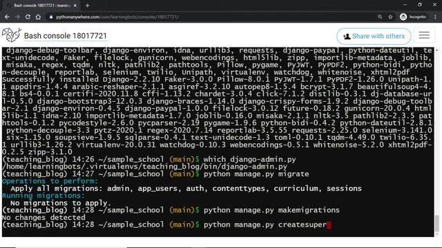 deploying django app for free | Django Full Stack Web Development #8 смотреть онлайн