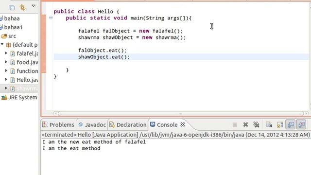 java tutorial - 29 - overwriting & private methods - تعلم البرمجة بلغة جافا смотреть онлайн