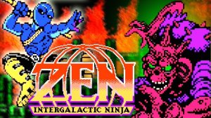 Полное прохождение ?  Zen Intergalactic Ninja nes ? ЗЕН интер галактический ниндзя (на денди) ?