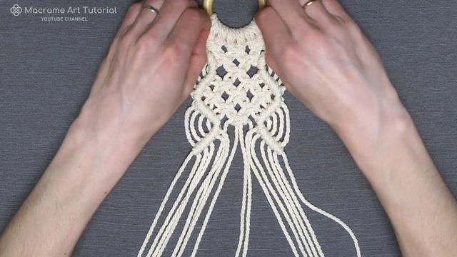 Macrame plant hanger pattern | Macrame plant hanger DIY | Macrame plant hanger tutorial смотреть онлайн